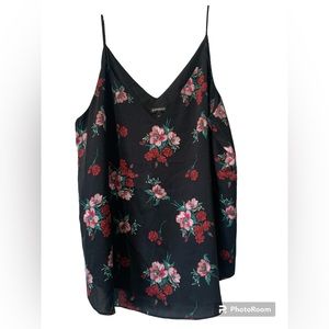 Express sheer lined thin strap camisole